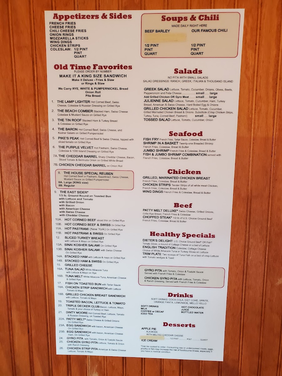 House of Reuben 8 Mile Menu - Image 3